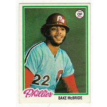 1978 Topps baseball card 340 Bake McBride - Phillies