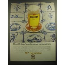 1965 Heineken Beer Ad - Meet Holland's ambassador extraordinary
