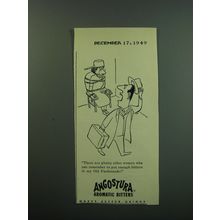 1949 Angostura Aromatic Bitters Ad - cartoon by Virgil Partch - Other Women