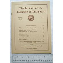 1948 Journal of Institute of Transport Vol. 22, No.20