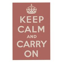 Keep Calm & Carry On German WW2 Air Raids Poster Postcard
