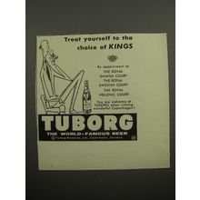 1955 Tuborg Beer Advertisement