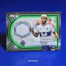 2023 Topps MLS Relic Pedro Vite 27/99 Green Patch Player Worn Vancouver