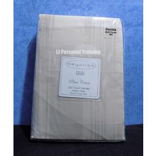 Deyongs Double Sateen Stripe Cover Set Pebble