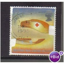 1995 GB SYMBOLIC HANDS AND RED CROSS F/U SG1874