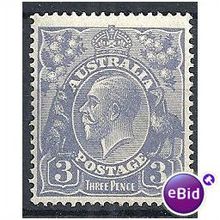 Australia 1924 SG79 3d Dull Ultramarine Mounted Mint .