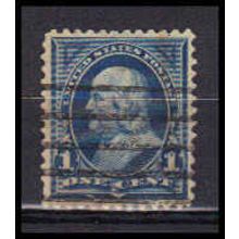Used 247 1c Benjamin Franklin Fine RA0933