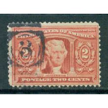 Used 324 2c Thomas Jefferson Just Clears C2571