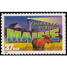 3714 37c Maine Fine MNH V2794