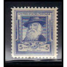867 5c Walt Whitman Just Clears MNH KA2857
