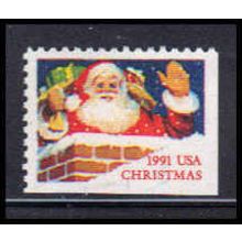 2581 29c Santa In Chimney Fine MNH BPS LR W2153