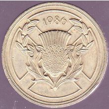 1986 Great Britain 2 Pounds Coin