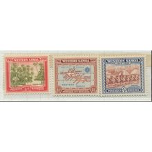 Samoa Stamps Scott #181 To 184, Mint Lightly Hinged, Scans Of All