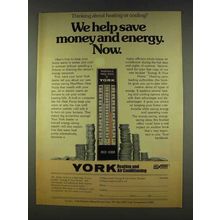 1978 York Heating and Air Conditioning Ad - Save Money