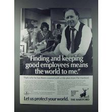 1981 Hartford Insurance Ad - Finding and Keeping