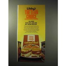 1985 Libby's Corned Beef Ad - The Lean Choice
