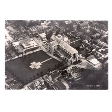 ROMSEY ABBEY, HAMPSHIRE 1960s unused postcard aerofilms RP