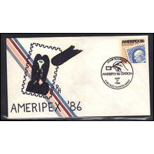 Event Cancel 05-27-86 2145 22c AMERIPEX '86 (Cachet-U/A) Box0278