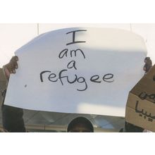 I Am A Refugee Anti Racism Human Rights March Rally Postcard