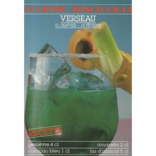 Aquarius Starsign Zodiac Astrology Cocktail French Alcohol Drink Postcard