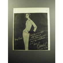1957 Henri Bendel Young-Timers Towncliffe's Suit Advertisement
