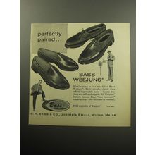 1957 Bass Weejuns Shoes Advertisement - Perfectly paired