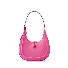 Genuine Leather Women Tote Bag Soft Handbags Vintage Shoulder Purses Pink