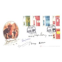 Edward Short Tony Benn Roy Mason Chrisopher Chataway 4x MULTI Hand Signed FDC