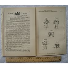 1890 Patent No. 16,721 Beer Bottle-stopper fasteners, Bottle Seal Co., London