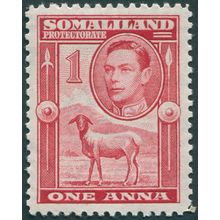 Somaliland Protectorate 1938 1a scarlet SG94 unused