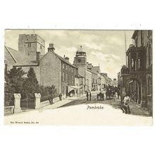 Pembrokeshire postcard Pembroke