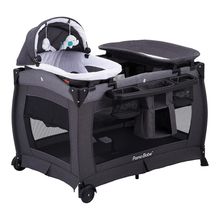 Pamo Babe Portable Playpen Foldable Playard for Baby and Toddler Mattress, Chang
