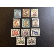 ICOLLECTZONE Nyasia 51 / / 62 VF hinged high values present