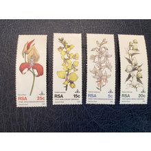 ICOLLECTZONE South Africa 553-556 XF NH flowers