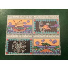 ICOLLECTZONE US Marshall Islands 31-34 VF NH Block