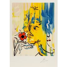 Salvador Dali (1904-1989). Vanishing Face, from Fleurs surréalistes, 1980 Poster
