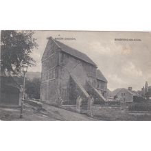 ED 401 BRADFORD ON AVON - SAXON CHURCH. PRINTED POSTCARD