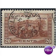 Canada 1938 SG365 20c Red-Brown Fine Used