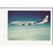 Aviation LAN CHILE BOEING 707 Postcard