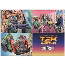 William Shatner ' TEK WORLD ' ComicFest promo card ( 1993)