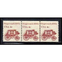 Used 1898A 4c Stagecoach Fine PNC 5/3 PA2285