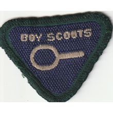 Scout Badges UK Pre 67 -Wolf Cub Proficiency- Collector-Black Back - Used (PF75)
