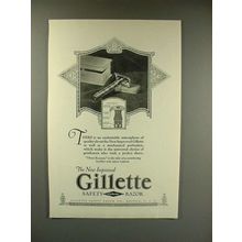 1923 Gillette Safety Razor Ad - Improved!