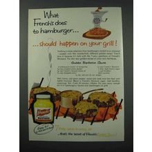 1960 French's Mustard Ad - Golden Barbecue Sauce