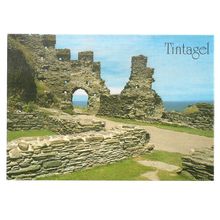 KING ARTHUR'S CASTLE, TINTAGEL , CORNWALL vintage unused postcard by J. Salmon =