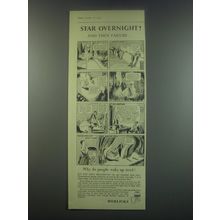1949 Horlicks Drink Ad - Star Overnight! And then failure