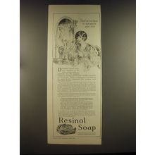 1926 Resinol Soap Ad - Don't be too busy to safeguard your skin