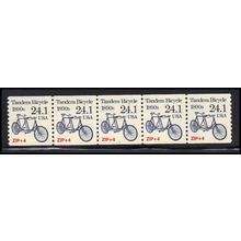2266 24.1c Tandem Bicycle Very Fine MNH Dry Gum PNC 1/5 X1300