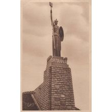 Rule Britannia George VI French War Monument Boulogne Sur Mer Antique Postcard