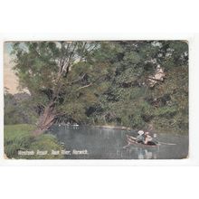 Weston's Reach Back River Norwich Postcard 1907 Norfolk